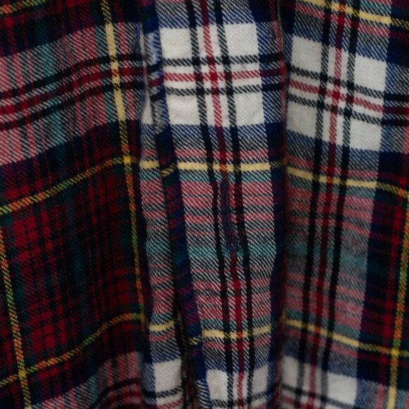 Vintage 60s Hathaway Viyella Wool Blend Dress Douglas Tartan Shirt - Men's MD - Picture 5 of 5